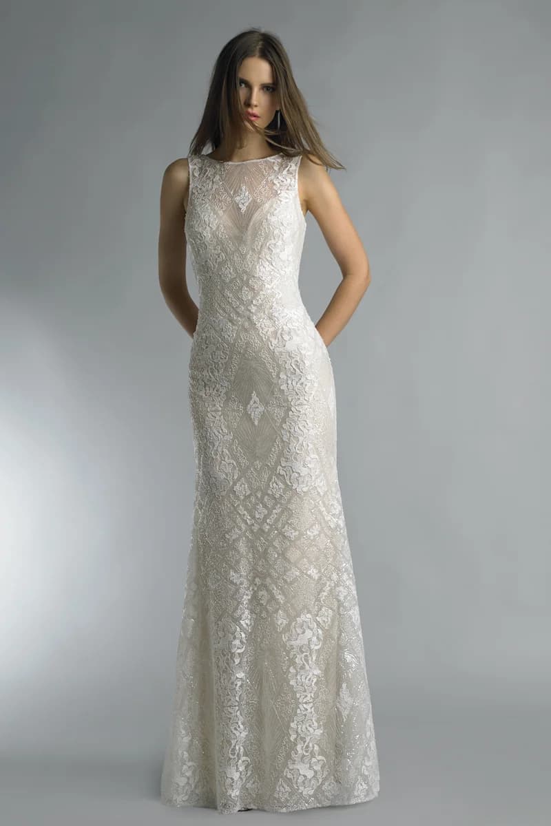 Lace Illusion Gown view 3